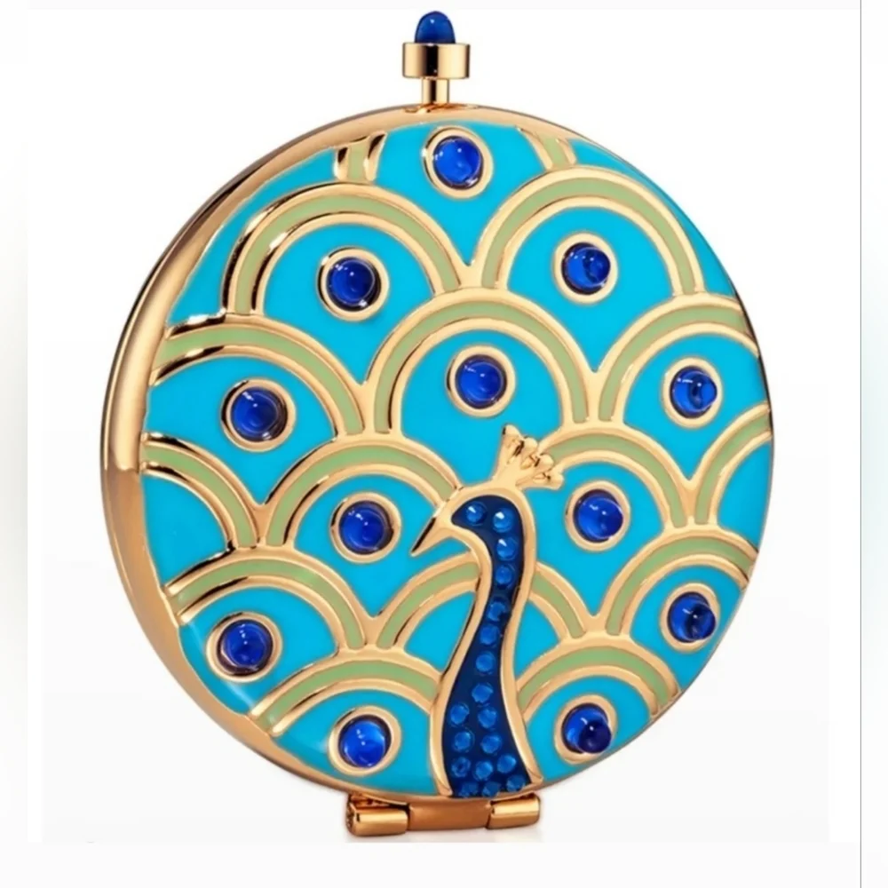 Estee Lauder Posh Peacock Perfecting Setting Powder Compact